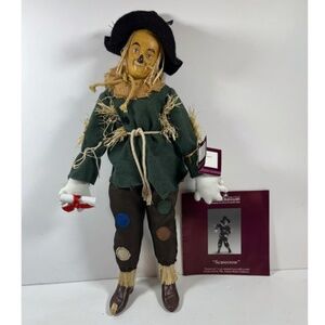 THE WIZARD OF OZ SCARECROW COLLECTIBLE POSEABLE SINGING DOLL: ASHTON DRAKE